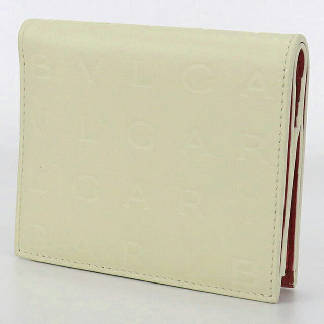 中古 ブルガリ 二つ折り財布 レディース ブランド BVLGARI ロゴマニア 財布 USDBV103690011