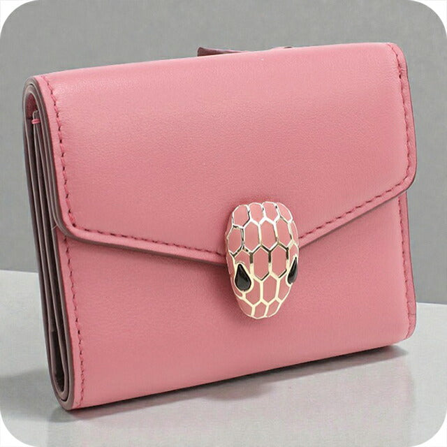中古 ブルガリ 三折財布 レディース ブランド BVLGARI セルペンティー
