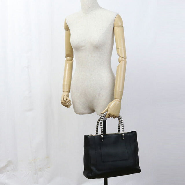 中古 ブルガリ トートバッグ レディース ブランド BVLGARI セルペンティ 2WAY ブラック バッグ USDBV107681011