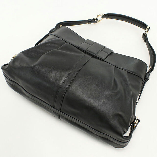 中古 ブルガリ ショルダーバッグ レディース ブランド BVLGARI チャンドラ ワンショルダー ブラック USDBV111253011