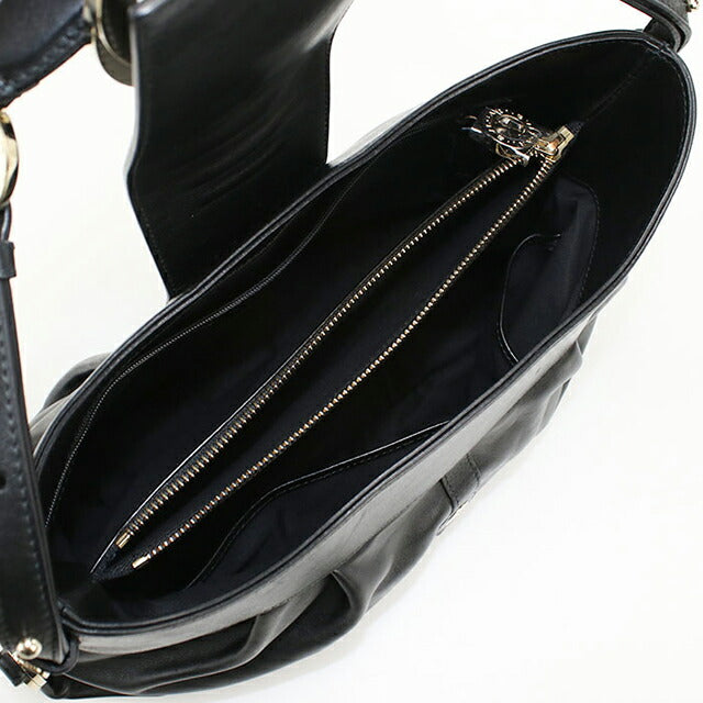 中古 ブルガリ ショルダーバッグ レディース ブランド BVLGARI チャンドラ ワンショルダー ブラック USDBV111253011