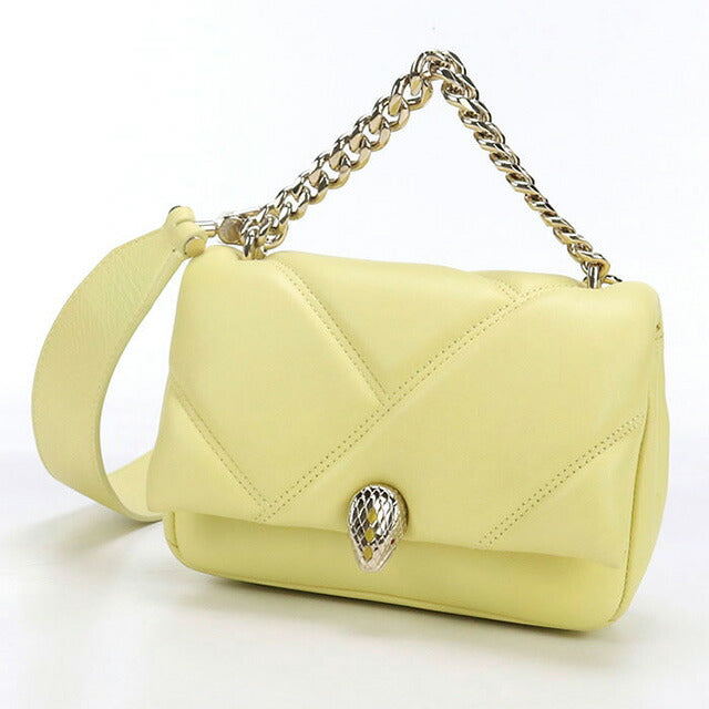 中古 ブルガリ ハンドバッグ レディース ブランド BVLGARI セルペンティフォーエバー 2WAY イエロー バッグ USDBV96099011