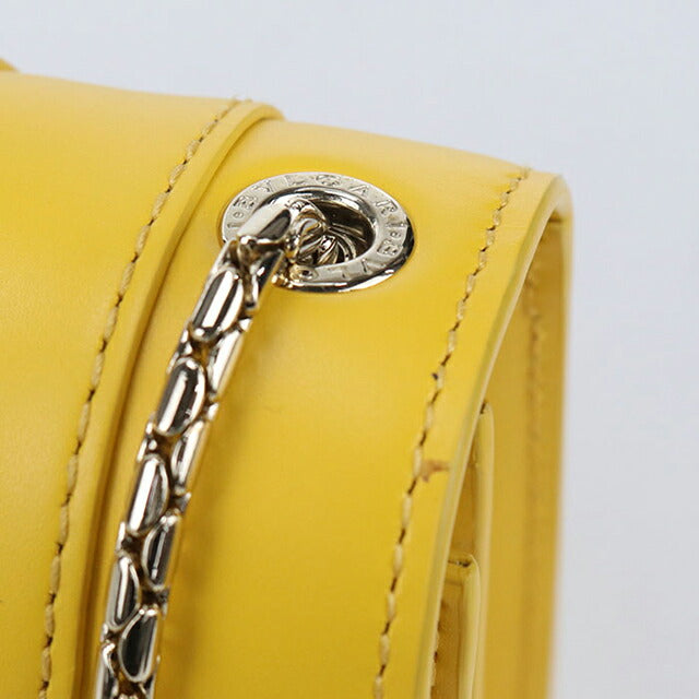 中古 ブルガリ 斜め掛け ショルダーバッグ レディース ブランド BVLGARI セルペンティフォーエバー チェーン イエロー バッグ USDBV97065011