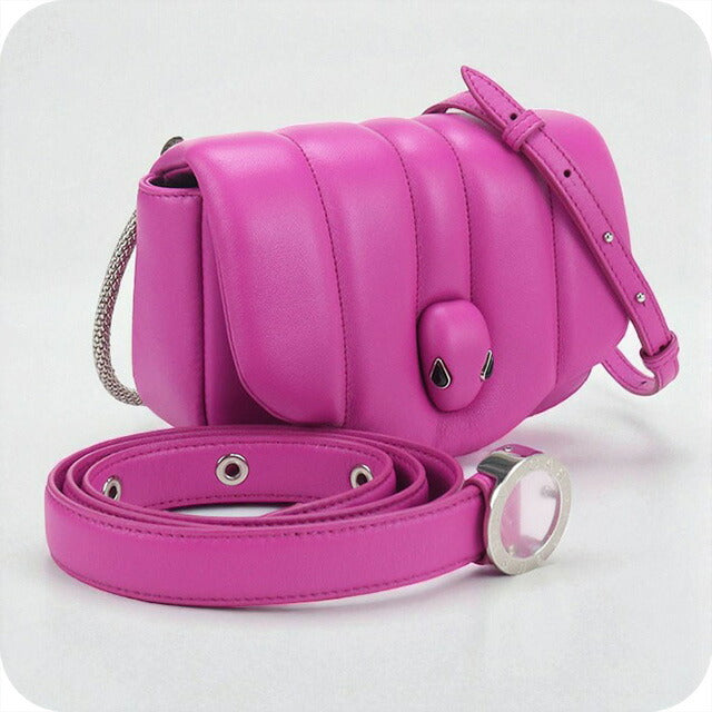 中古 ブルガリ ショルダーバッグ レディース ブランド BVLGARI セルペンティ アンブッシュ コラボ 2WAY ピンク バッグ USDBV97552011