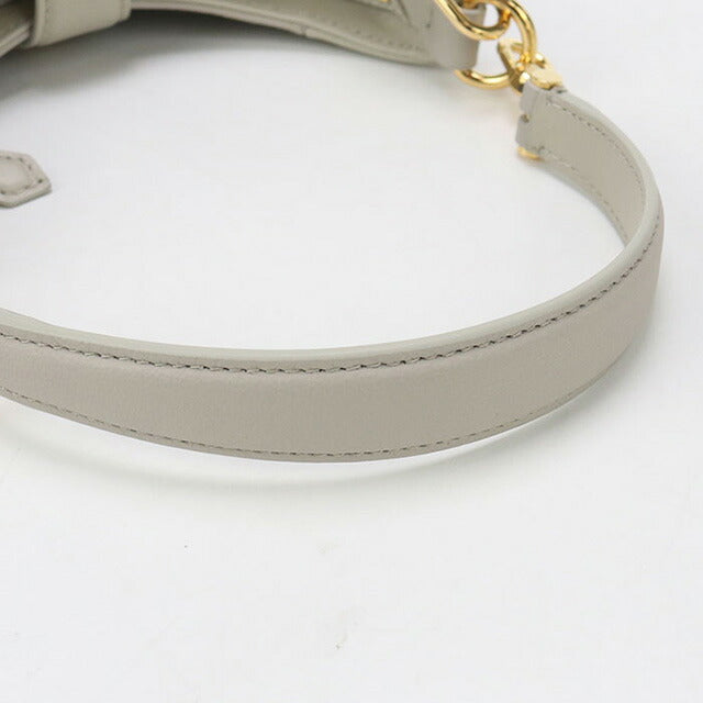 中古 ブルガリ 斜め掛け ショルダーバッグ レディース ブランド BVLGARI セルペンティエリプス 2WAY レザー グレー バッグ USDBV97555011