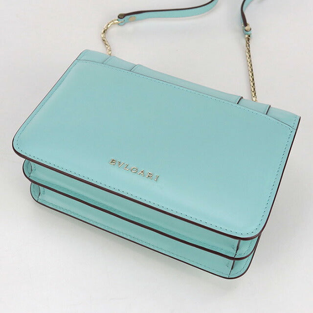 中古 ブルガリ 斜め掛け ショルダーバッグ レディース ブランド BVLGARI セルペンティフォーエバー チェーン グリーン バッグ USDBV97561011