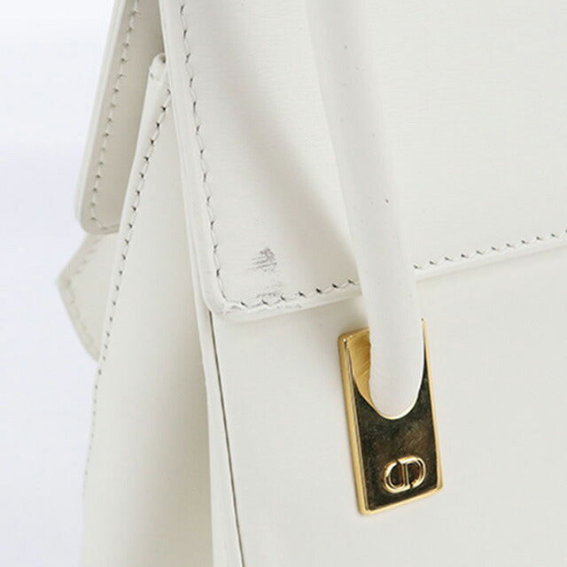 Used Dior handbag ladies brand Dior leather white bag USDCD100270011