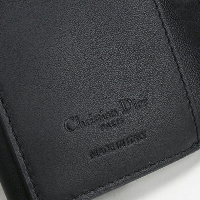 Used Dior Trifold Wallet Ladies Brand Dior Lady Dior Lotus Wallet S0181ONMJ_M900 Black Wallet USDCD105599011