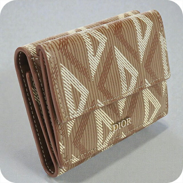 中古 ディオール 三折財布 メンズ ブランド Dior CDダイヤモンド