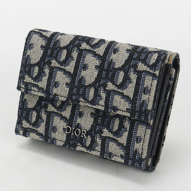 Used Dior Trifold Wallet Women&