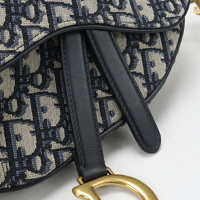 中古 ディオール ハンドバッグ レディース ブランド Dior サドル ネイビー USDCD106482011