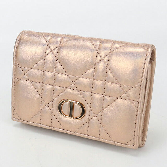 二手 Dior 双折钱包 女士品牌 Dior Dior Caro Glycine 钱包 粉色钱包 USDCD106628011