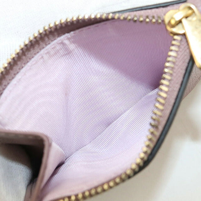 二手 Dior 三折钱包 女士品牌 Dior 马鞍莲花钱包 紫色钱包 USDCD106780011