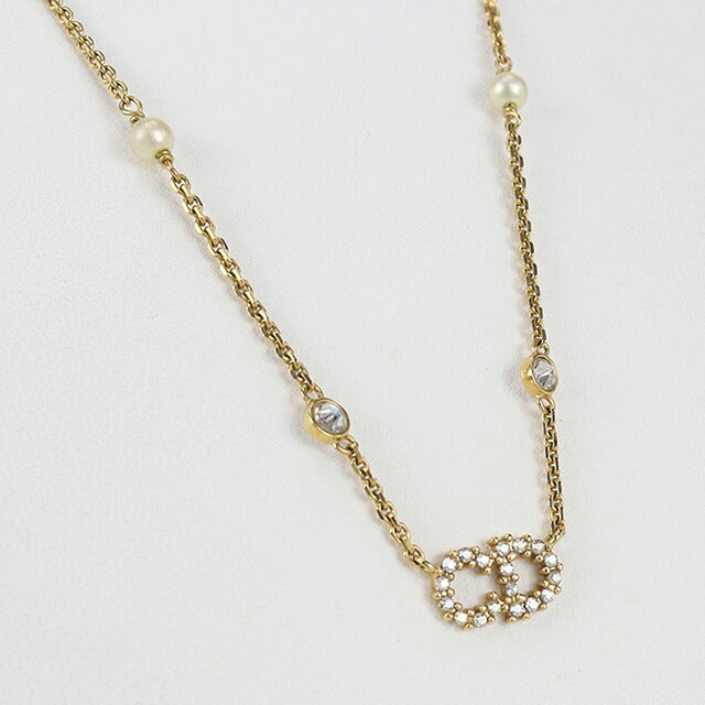 中古 ディオール ネックレス レディース ブランド Dior クレール ディー リュヌ N1033CDLCY ゴールド アクセサリー USDCD107152011