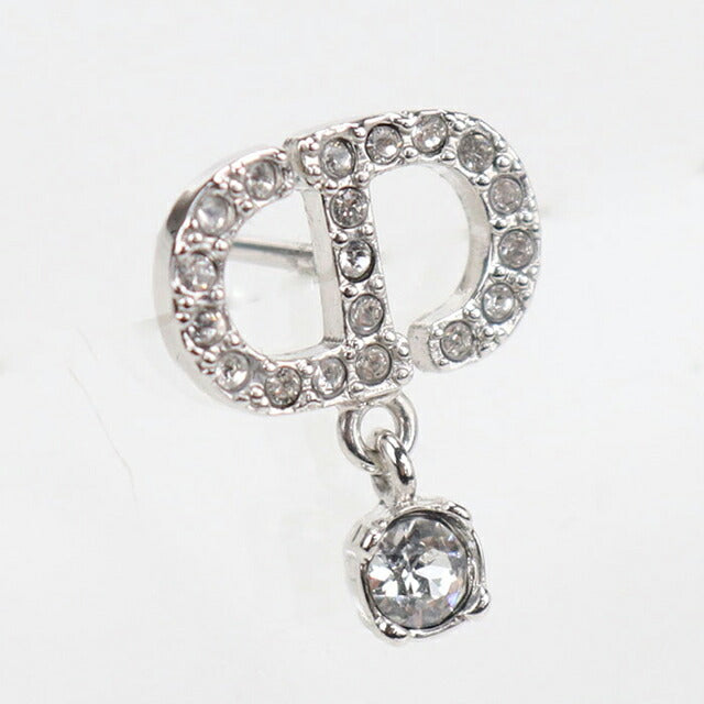 中古 ディオール ピアス レディース ブランド Dior プチCD シルバー アクセサリー USDCD107762011