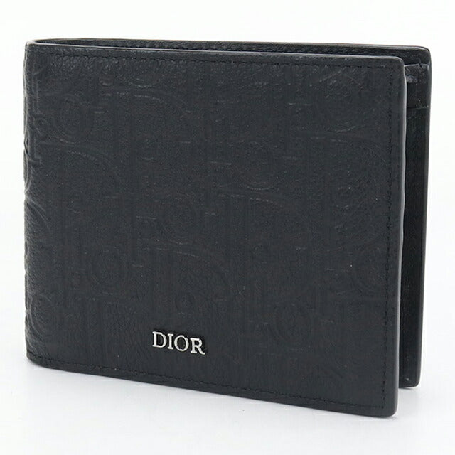 中古 ディオール 二つ折り財布 二折財布 メンズ ブランド Dior ディオール グラビティ ブラック 財布 USDCD108012011