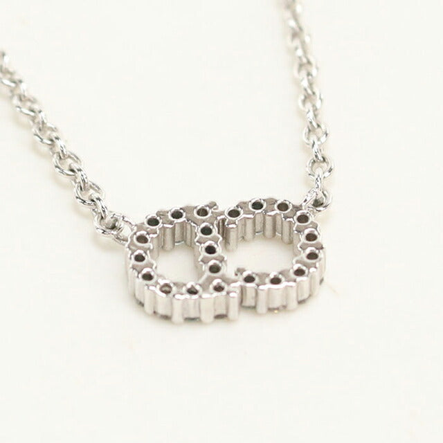 中古 ディオール ネックレス レディース ブランド Dior クレール ディー リュヌ ネックレス N3523WOMZI D009 シルバー アクセサリー USDCD109550011