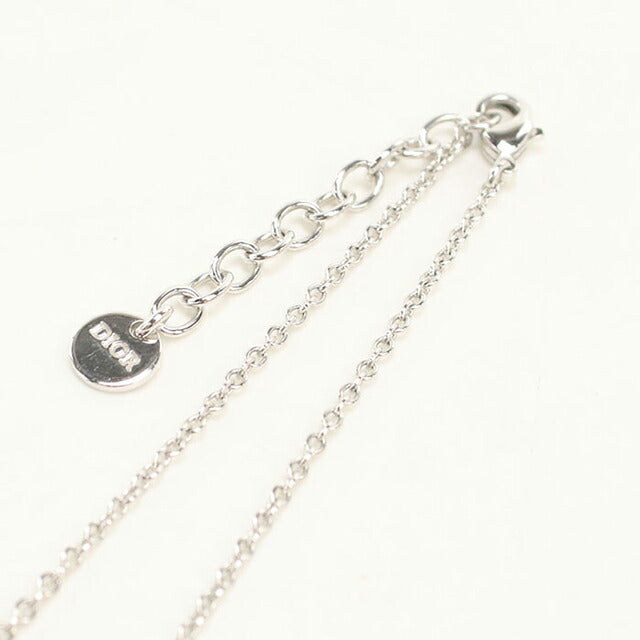中古 ディオール ネックレス レディース ブランド Dior クレール ディー リュヌ ネックレス N3523WOMZI D009 シルバー アクセサリー USDCD109550011