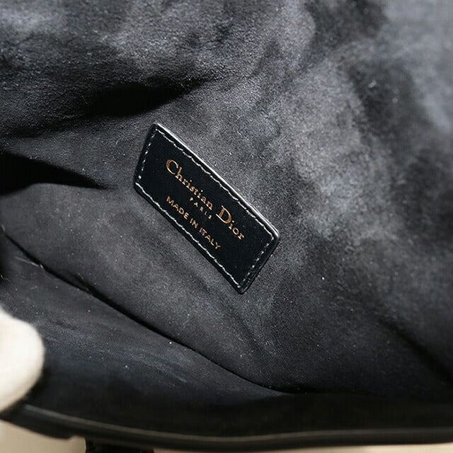 二手 Dior 身体包 女士品牌 Dior 马鞍皮带包 皮革 黑色 USDCD110222011