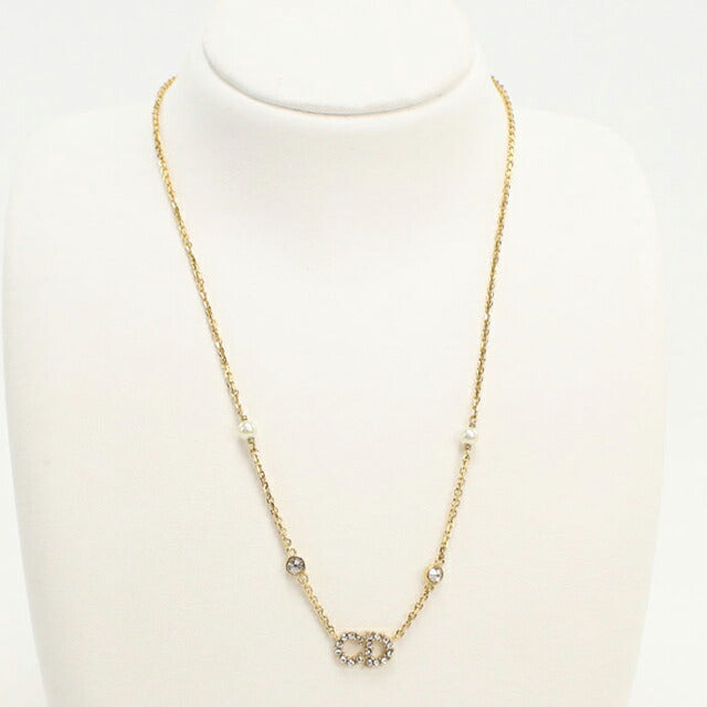 中古 ディオール ネックレス レディース ブランド Dior クレール ディー リュヌ ネックレス N3522WOMZI_D301 ゴールド アクセサリー USDCD110896011