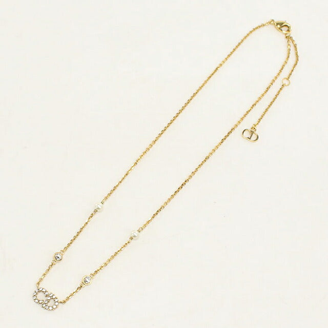 中古 ディオール ネックレス レディース ブランド Dior クレール ディー リュヌ ネックレス N3522WOMZI_D301 ゴールド アクセサリー USDCD110896011