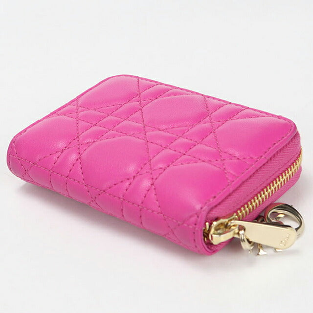 中古 ディオール 小銭入れ レディース ブランド Dior レディディオール コインケース ピンク USDCD111293011