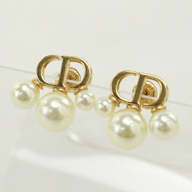 中古 ディオール ピアス レディース ブランド Dior パール ゴールド アクセサリー USDCD112188011