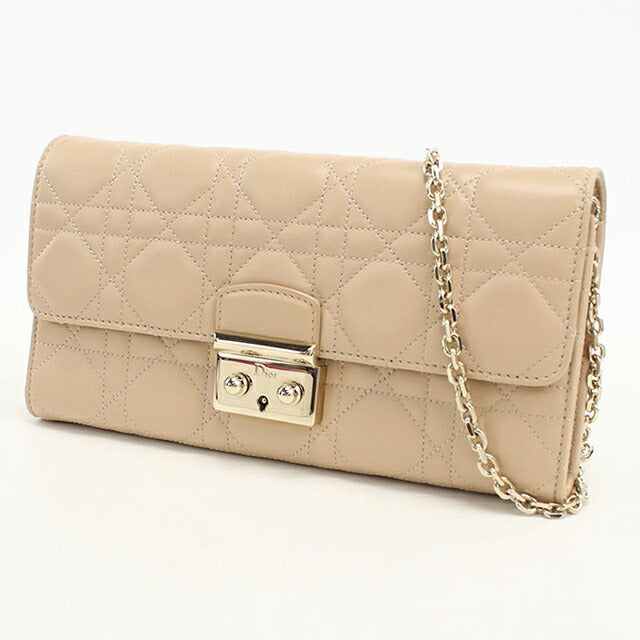 中古 ディオール チェーンウォレット レディース ブランド Dior ベージュ USDCD113373011
