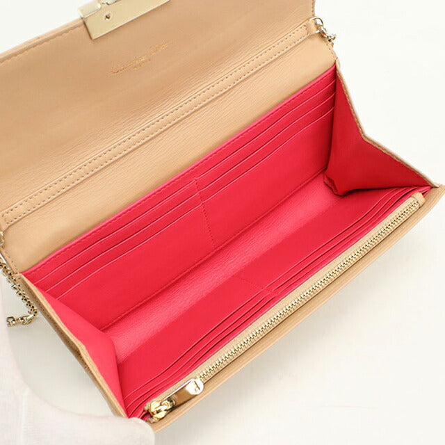 中古 ディオール チェーンウォレット レディース ブランド Dior ベージュ USDCD113373011