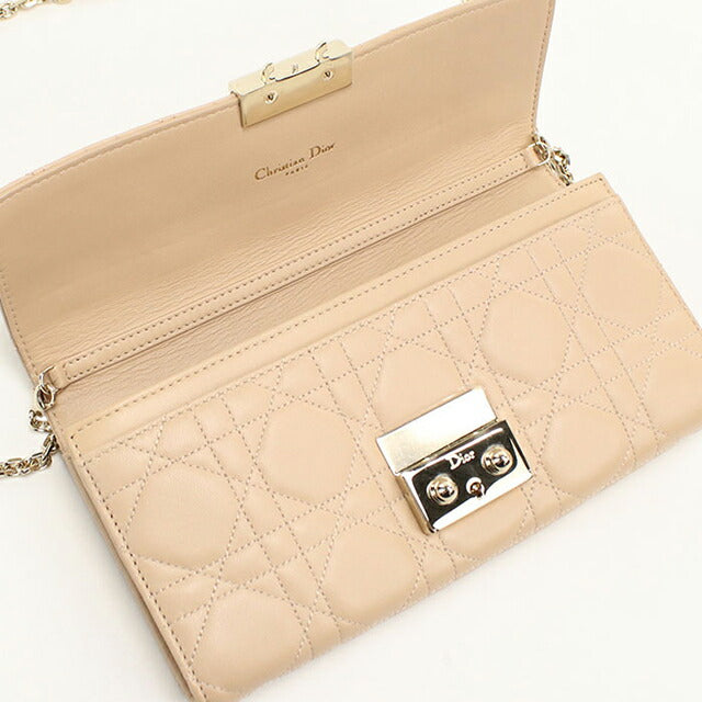 中古 ディオール チェーンウォレット レディース ブランド Dior ベージュ USDCD113373011
