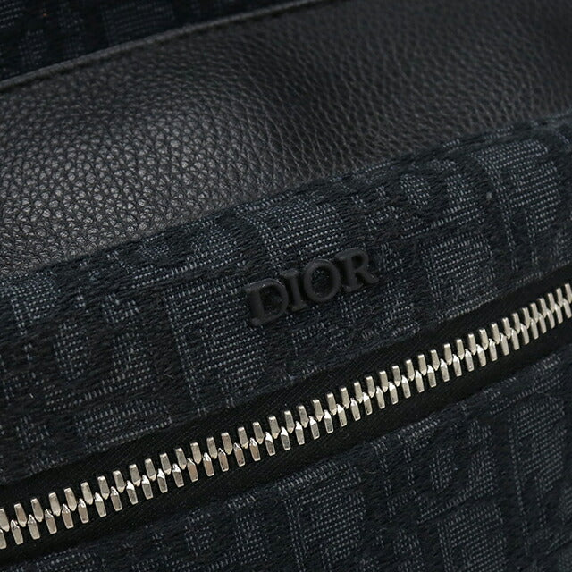 中古 ディオール リュック メンズ ブランド Dior ディオール オブリーク Rider バックパック ブラック USDCD114425011