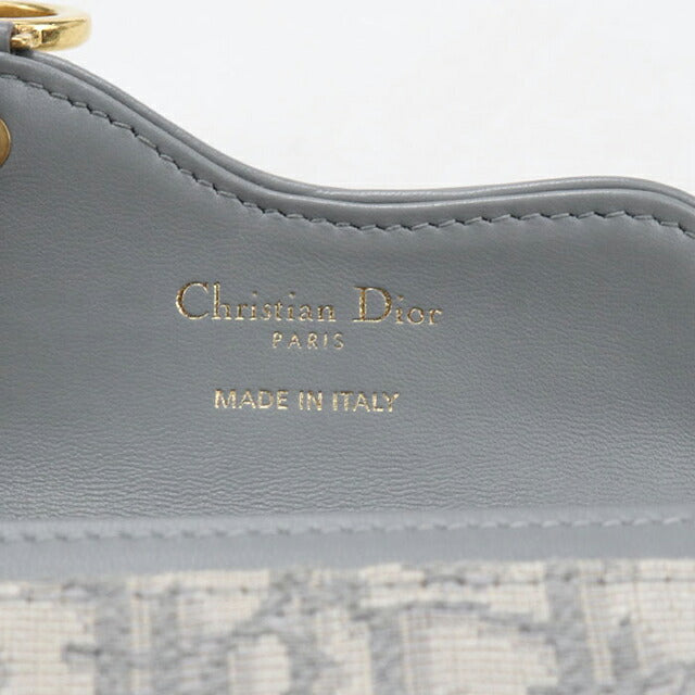 中古 ディオール 名刺入れ レディース ブランド Dior サドル ブルーム カードホルダー S5611CTZQ_M932 グレー USDCD114584011