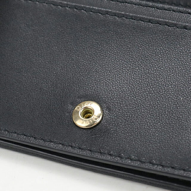 中古 ディオール 名刺入れ レディース ブランド Dior レディディオール ブルーム カードホルダー S0011ONMJ_M900 ブラック USDCD114608011