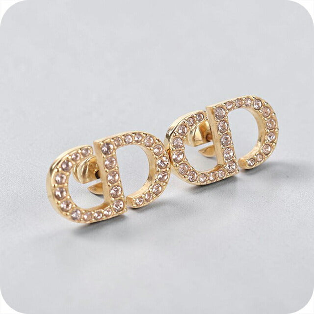 中古 ディオール ピアス レディース ブランド Dior プチ CD スタッド ピアス E1742PTCCY ピンク アクセサリー USDCD115483011