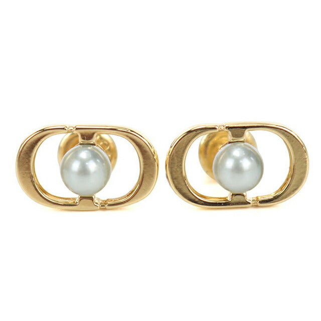 中古 ディオール ピアス レディース ブランド Dior プチ CD ジョリー ミニ スタッドピアス E3170WOMRS ゴールド アクセサリー USDCD116049011