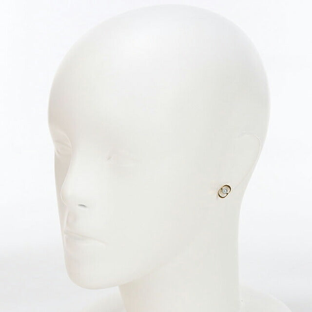 中古 ディオール ピアス レディース ブランド Dior プチ CD ジョリー ミニ スタッドピアス E3170WOMRS ゴールド アクセサリー USDCD116049011