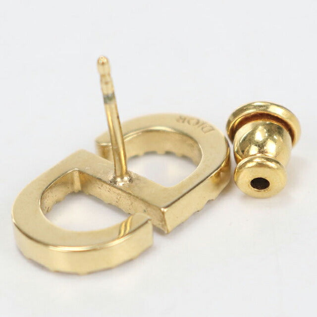 中古 ディオール ピアス レディース ブランド Dior プチ CD スタッドピアス E1742PTCCY ゴールド アクセサリー USDCD116050011