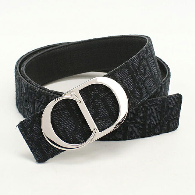 DIOR ディオール　ベルト ブラック 中古 ディオール ベルト メンズ ブランド Dior ディオールオブリーク