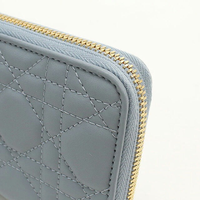 Used Dior long wallet round zipper ladies brand Dior Voyageur S0007ONMJ blue USDCD118276011