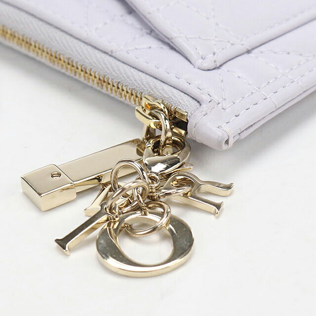 中古 ディオール コインケース コンパクト レディース ブランド Dior レディディオール コスモス ジップカードホルダー フラグメントケース S0965ONMJ USDCD119438011