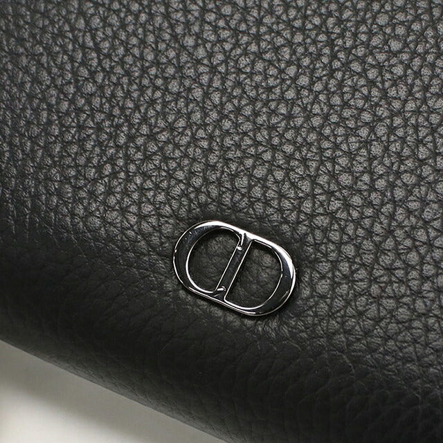 中古 ディオール 小銭入れ メンズ ブランド Dior CD Icon ジップ コインケース ブラック USDCD121303011