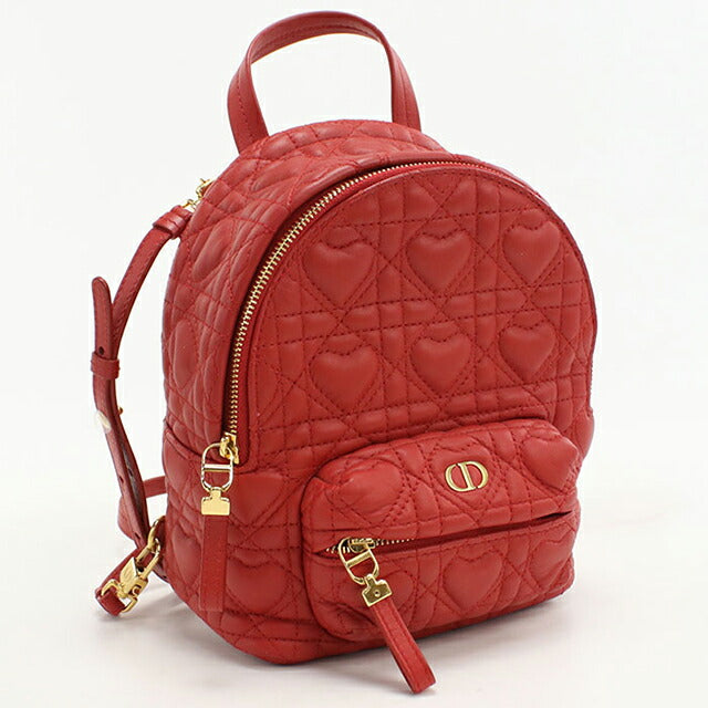 Used Dior backpack ladies brand Dior Dior Caro mini backpack red bag USDCD90041011