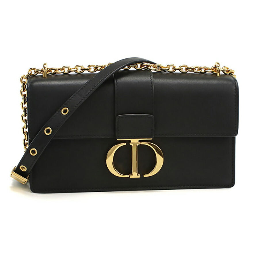 中古 ディオール 斜め掛け ショルダーバッグ レディース ブランド Dior 30 モンテーニュ イースト ウエストバッグ ブラック バッグ USDCD91516011