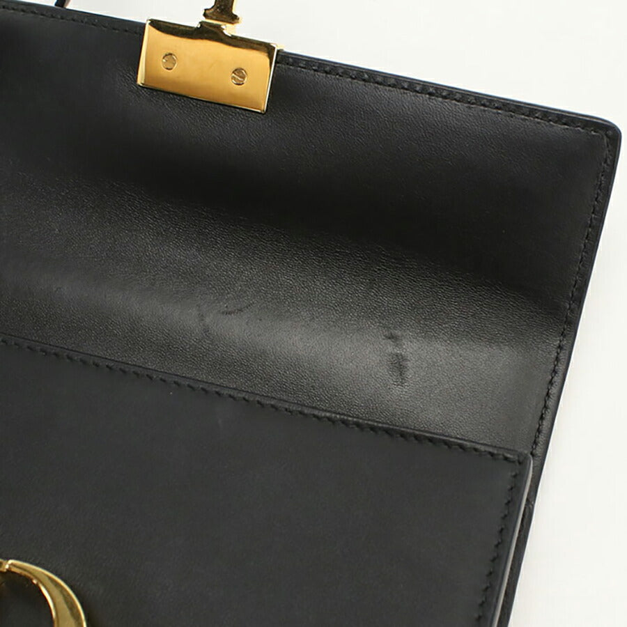 中古 ディオール 斜め掛け ショルダーバッグ レディース ブランド Dior 30 モンテーニュ イースト ウエストバッグ ブラック バッグ USDCD91516011
