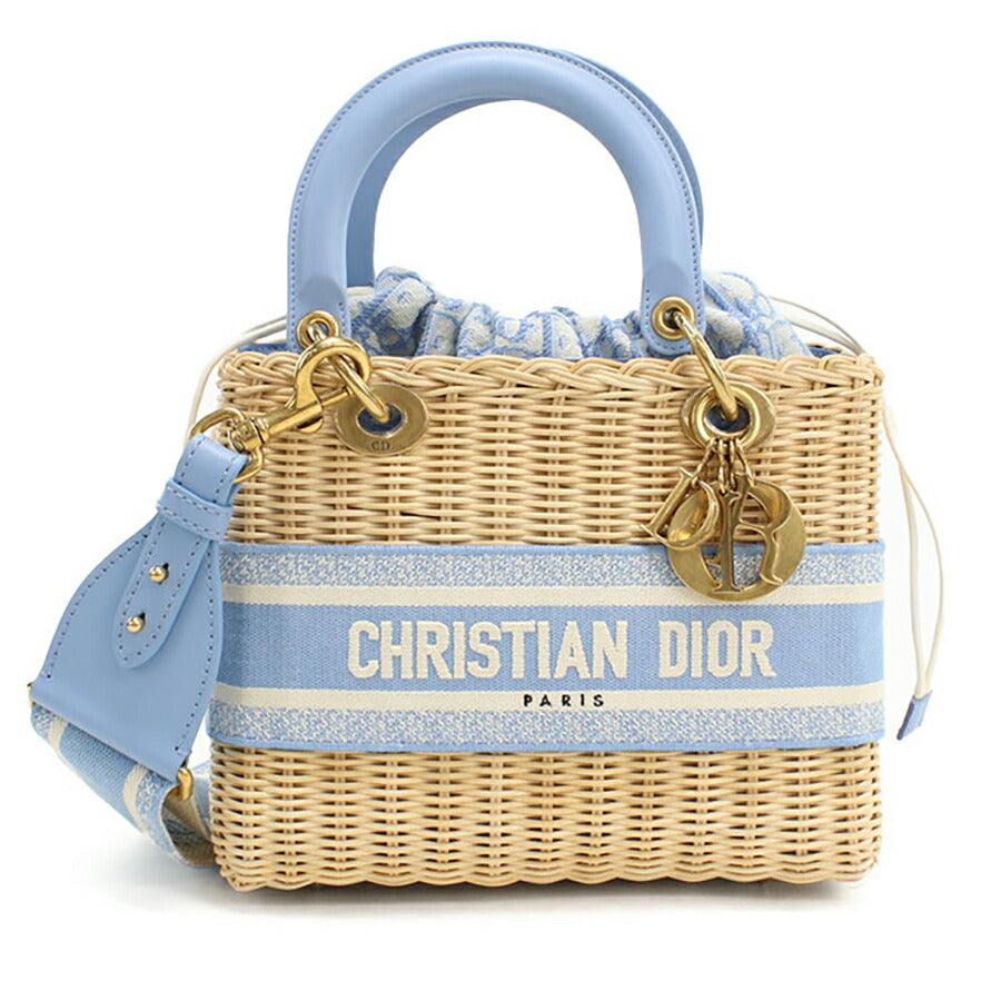 中古 ディオール ハンドバッグ レディース ブランド Dior レディディオール ミディアム ベージュ バッグ USDCD93977011