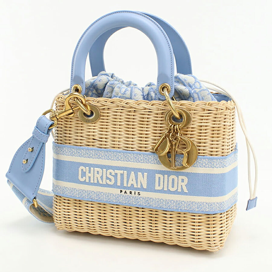 中古 ディオール ハンドバッグ レディース ブランド Dior レディディオール ミディアム ベージュ バッグ USDCD93977011