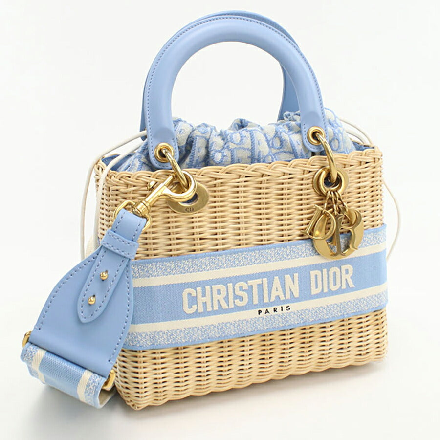 中古 ディオール ハンドバッグ レディース ブランド Dior レディディオール ミディアム ベージュ バッグ USDCD93977011