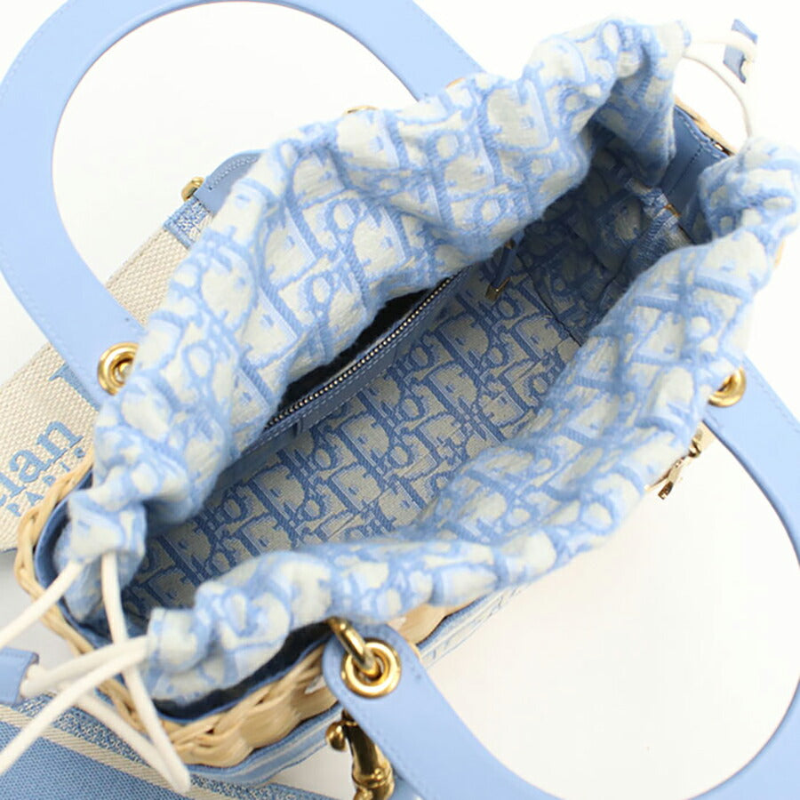 中古 ディオール ハンドバッグ レディース ブランド Dior レディディオール ミディアム ベージュ バッグ USDCD93977011
