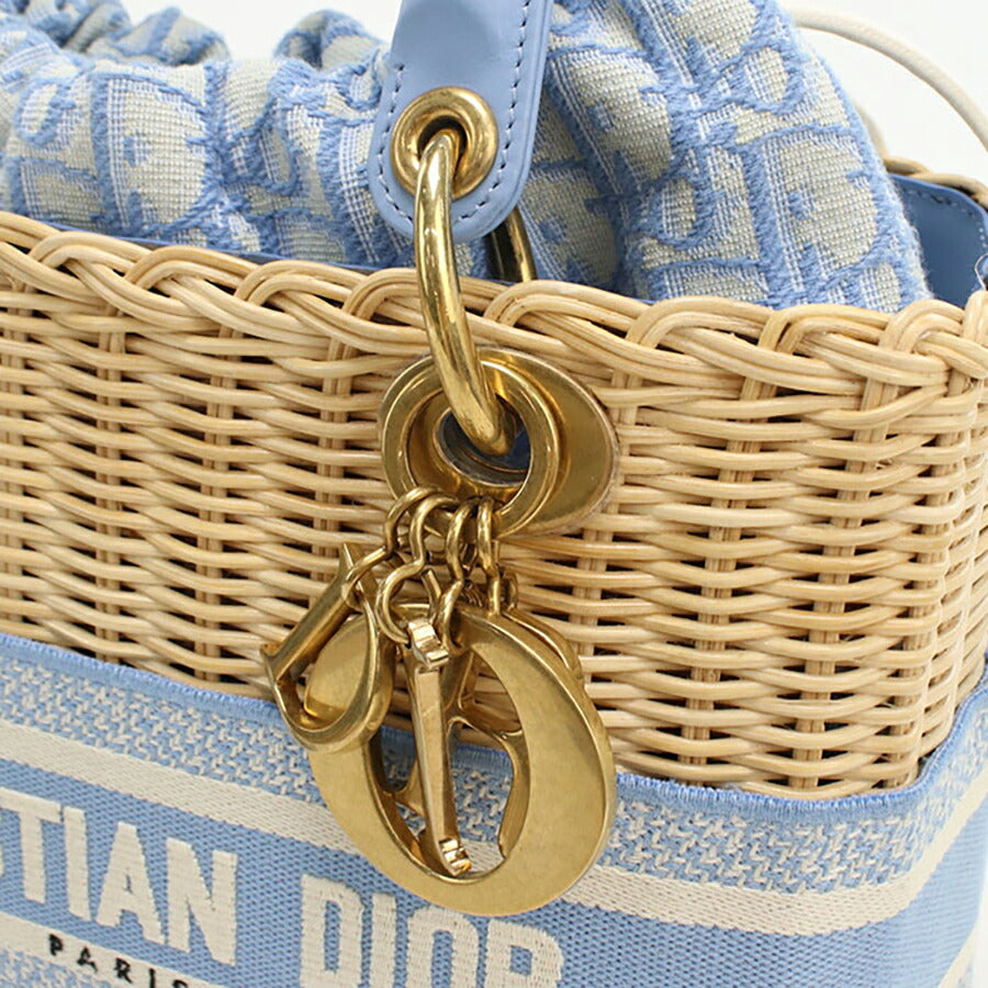 中古 ディオール ハンドバッグ レディース ブランド Dior レディディオール ミディアム ベージュ バッグ USDCD93977011