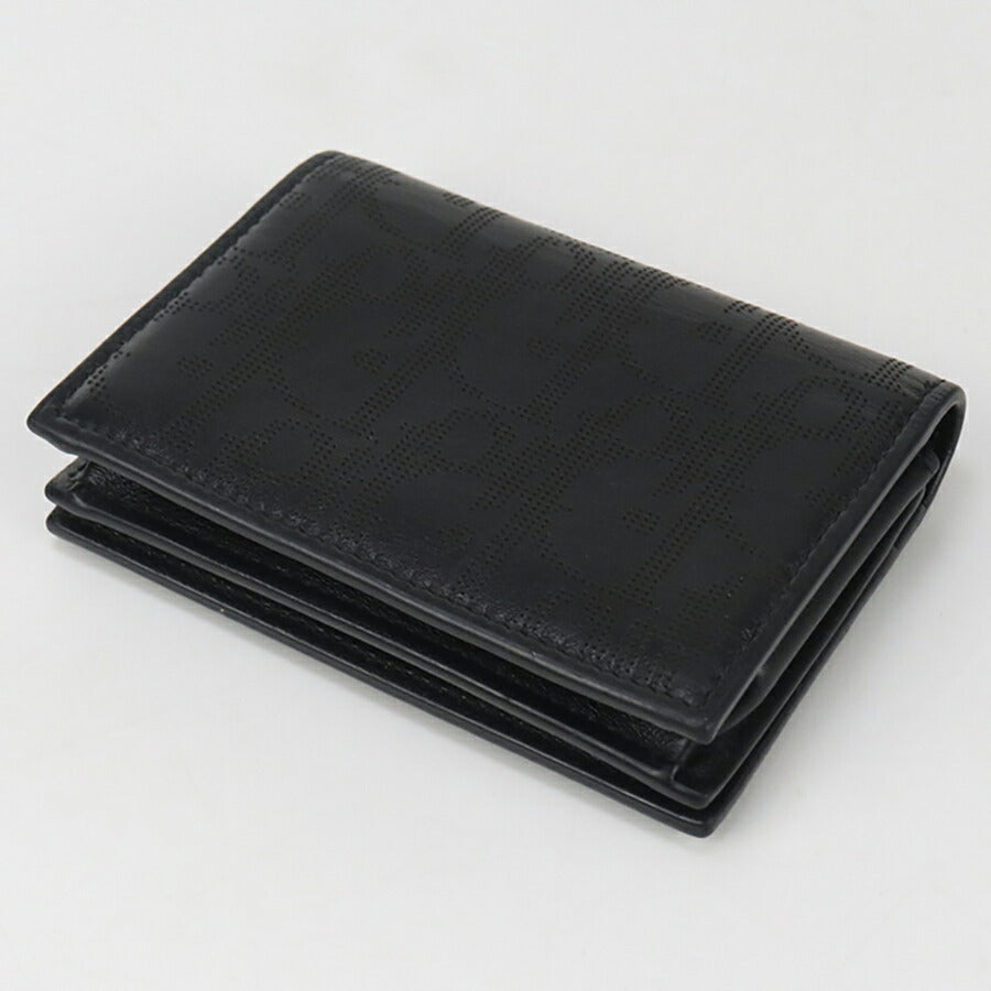 中古 ディオール カードケース メンズ ブランド Dior ビジネスカードホルダー ブラック 財布 USDCD96368011